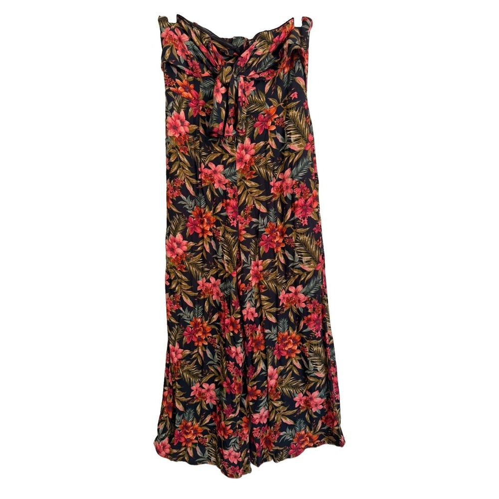 American Eagle Strapless Romper Sz S Floral Multicolor-Romantic